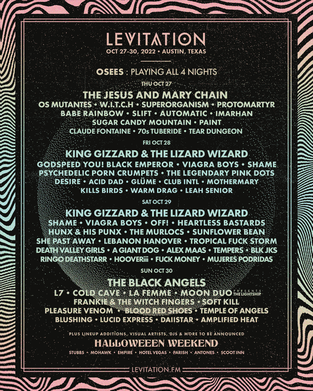 LEVITATION October 2730, 2022 Austin, Texas