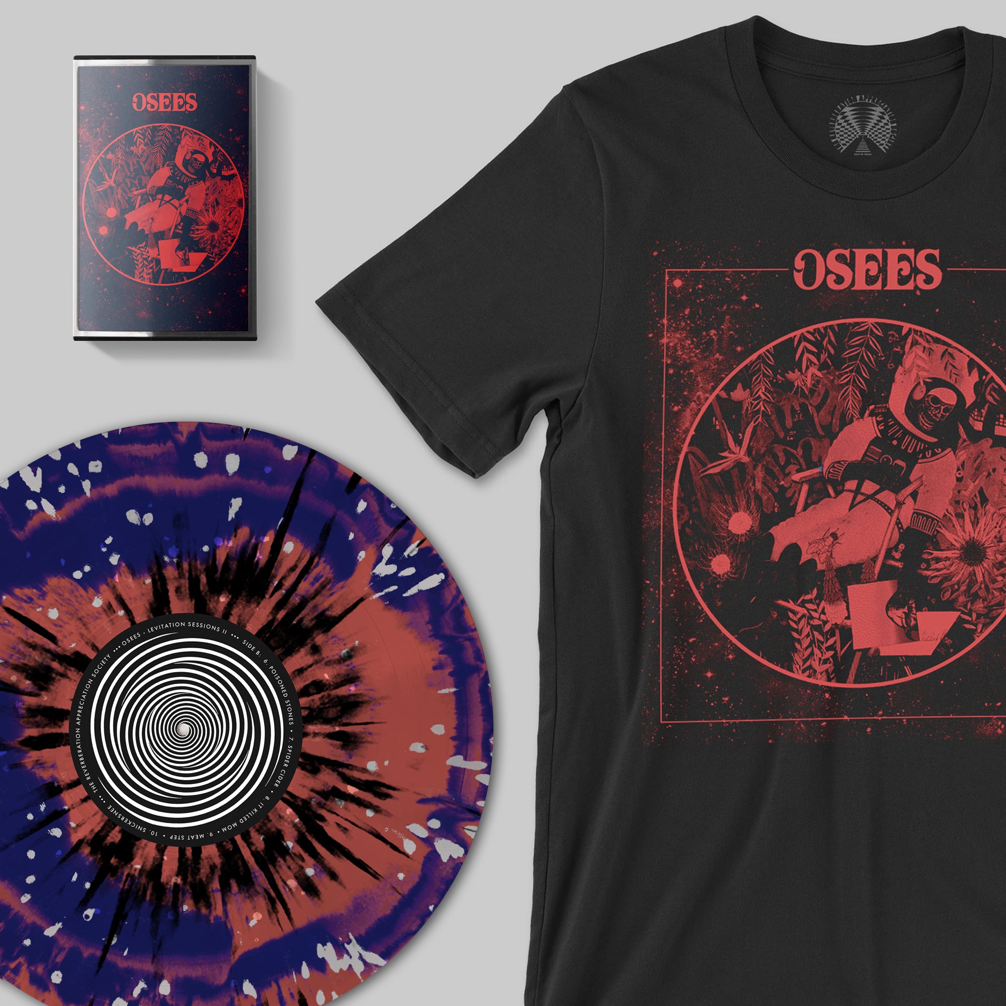 Osees Vol Ii Signed Splatter Vinyl Bundle Levitation