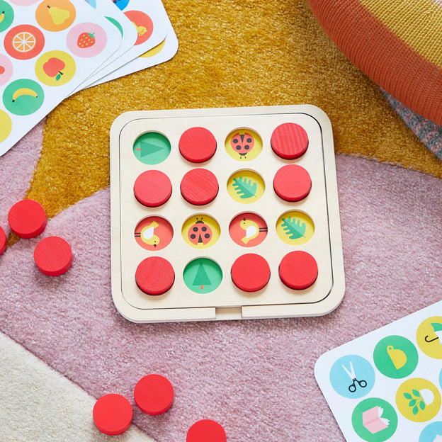 Wooden Memory Game  Memory Game for Kids