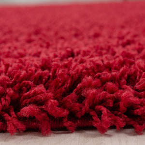 Nylon Schipbreuk Australië Rood Tapijt Hoogpolig Vloerkleed - Omid Essential | Omid Carpets