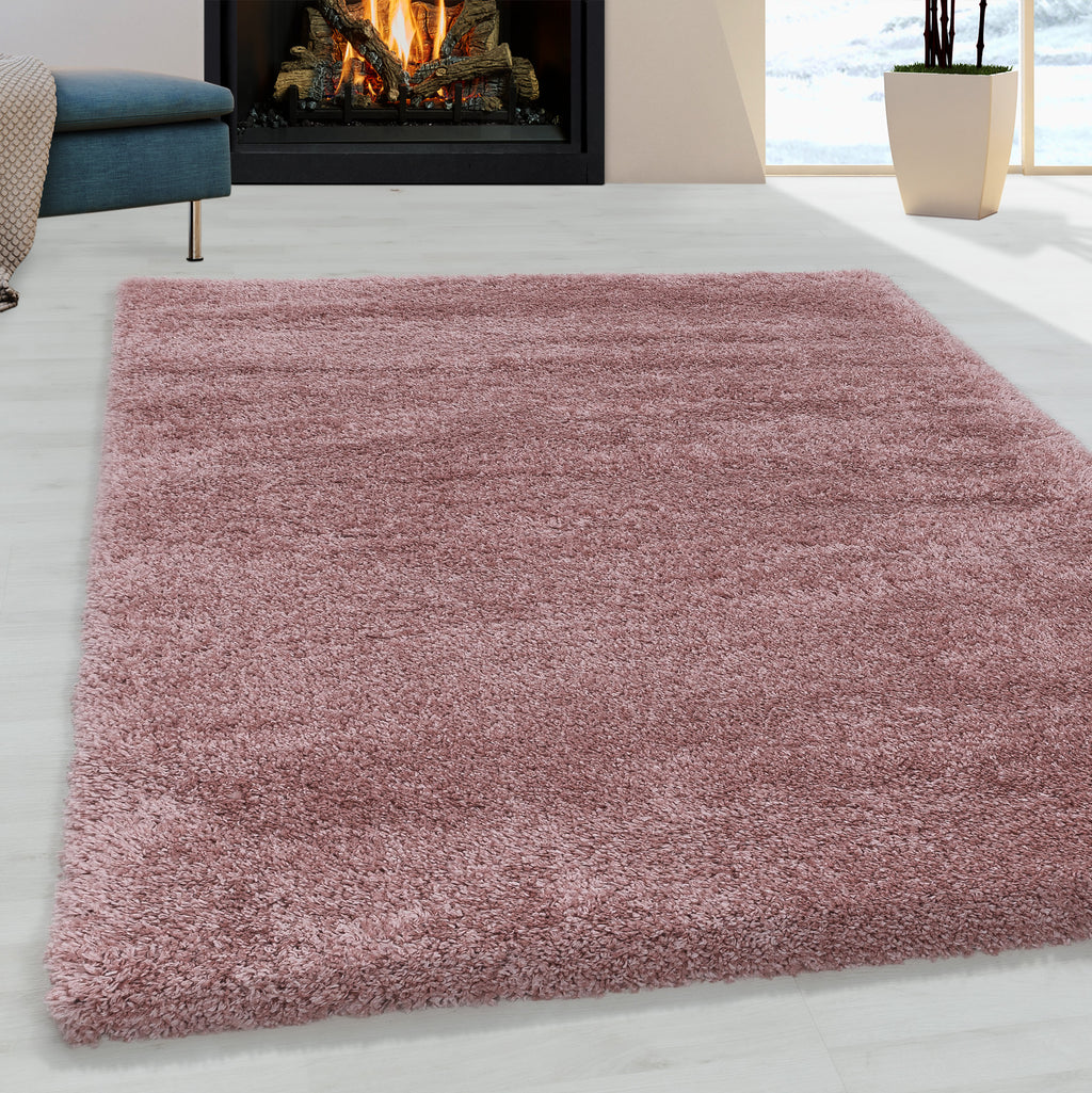 Kneden dubbele Verslaafde Roze Tapijt Hoogpolig Vloerkleed - Omid Soft Feeling | Omid Carpets