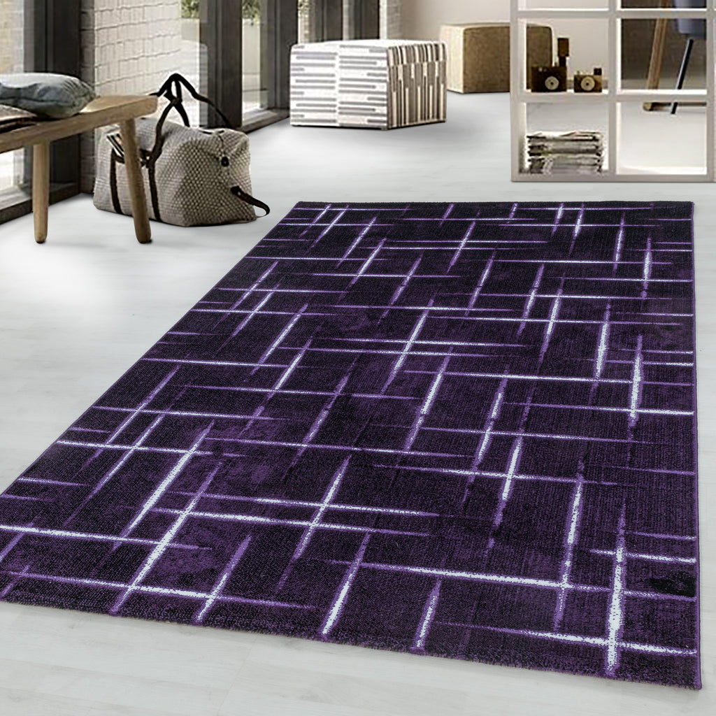 Uitdrukkelijk mooi binden Paars Tapijt Laagpolig Vloerkleed Omid Modern Style | Omid Carpets