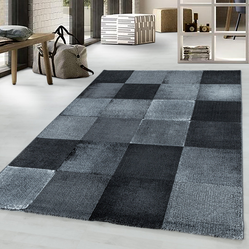 Verstrooien chrysant Uitrusten Zwart Tapijt Laagpolig Vloerkleed Omid Modern Comfort | Omid Carpets