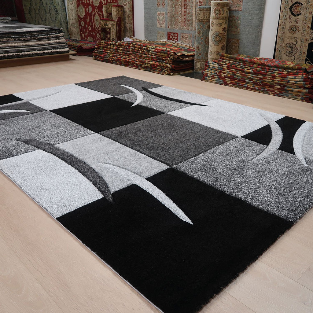 Wirwar Reproduceren Prik Grijs Tapijt Laagpolig Vloerkleed Omid Eternal Flow | Omid Carpets