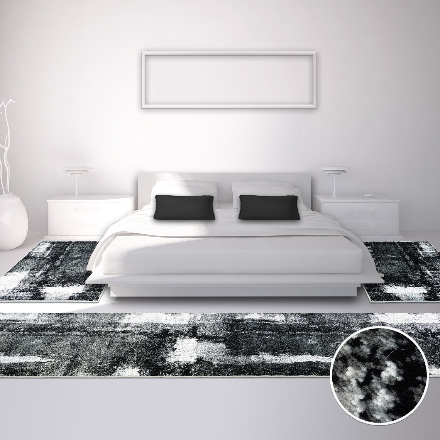 Onwijs Vloerkleed Slaapkamer Naast Het Bed Set (1X 80x300 + 2X 80x150 GH-19