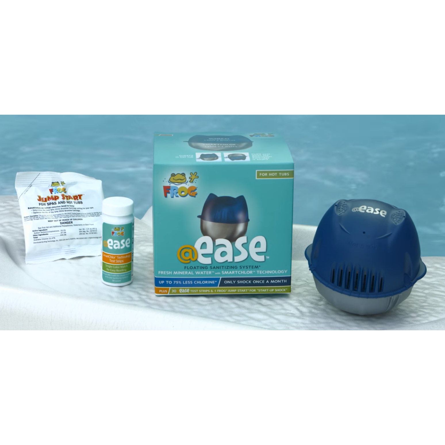 Frog @ease Floating Spa Sanitizing System | Tiki Island Pool Express