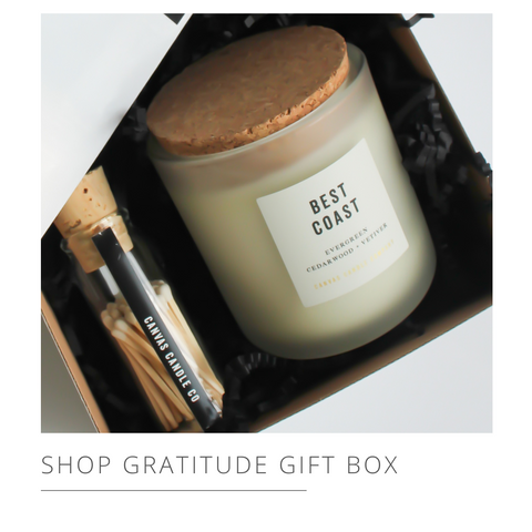 eco friendly engagement gift box-canadian made soy candles