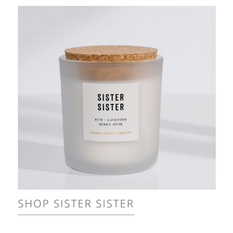 Sister sister bridesmaid gift-soy candle bridal shower