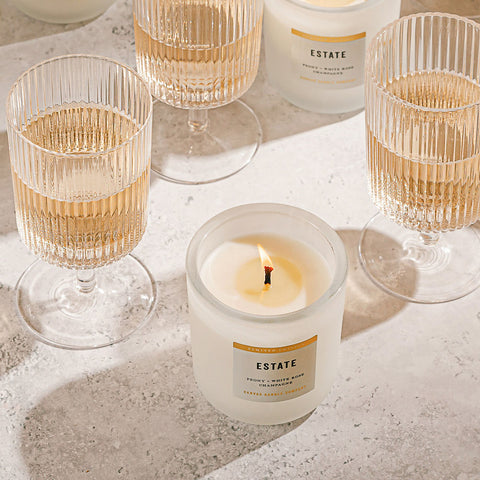 Estate Champagne soy candle