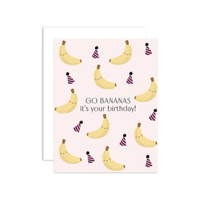 Go Bananas Birthday Card - Oh Shiny!