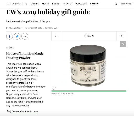 EW'S 2019 HOLIDAY GIFT GUIDE