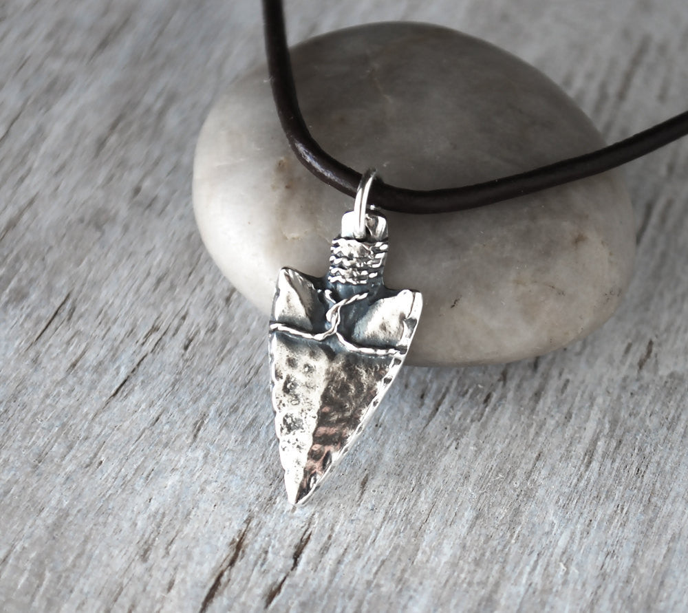 Silver Arrowhead Necklace — Van Lee Designs