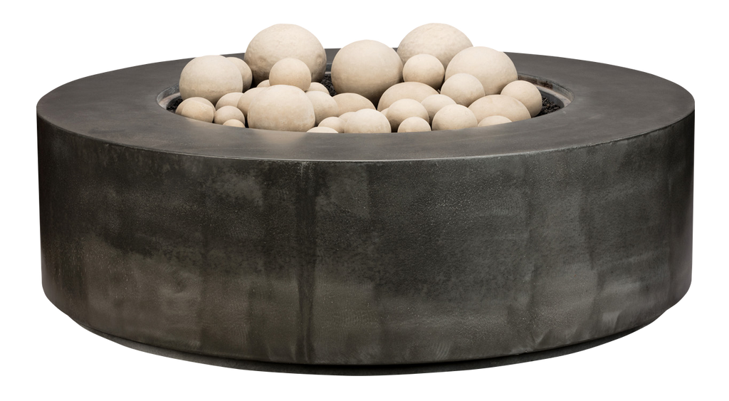 Block Infinity Precast Concrete Fire Pit Fireplace Glass