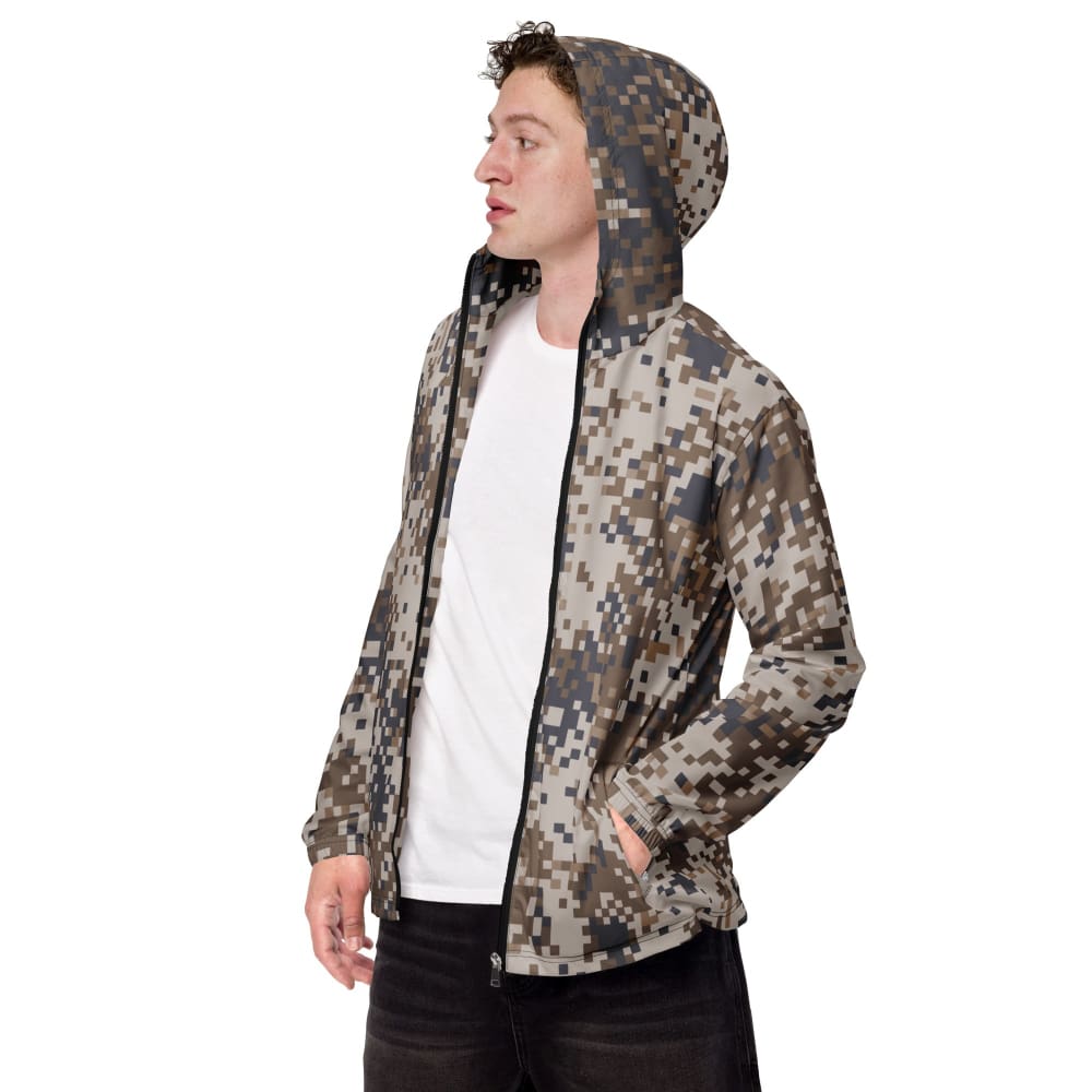 CAMO HQ - Latvian M07 LATPAT Desert CAMO Men’s windbreaker