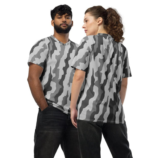 Men Full Sleeves Shoulder Pad Camouflage Black T Shirt at Rs 230