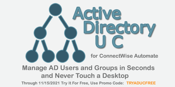 Try Active Directory UC for free with Promo Code