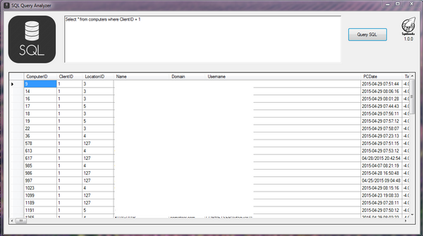 SQL Query Analyzer