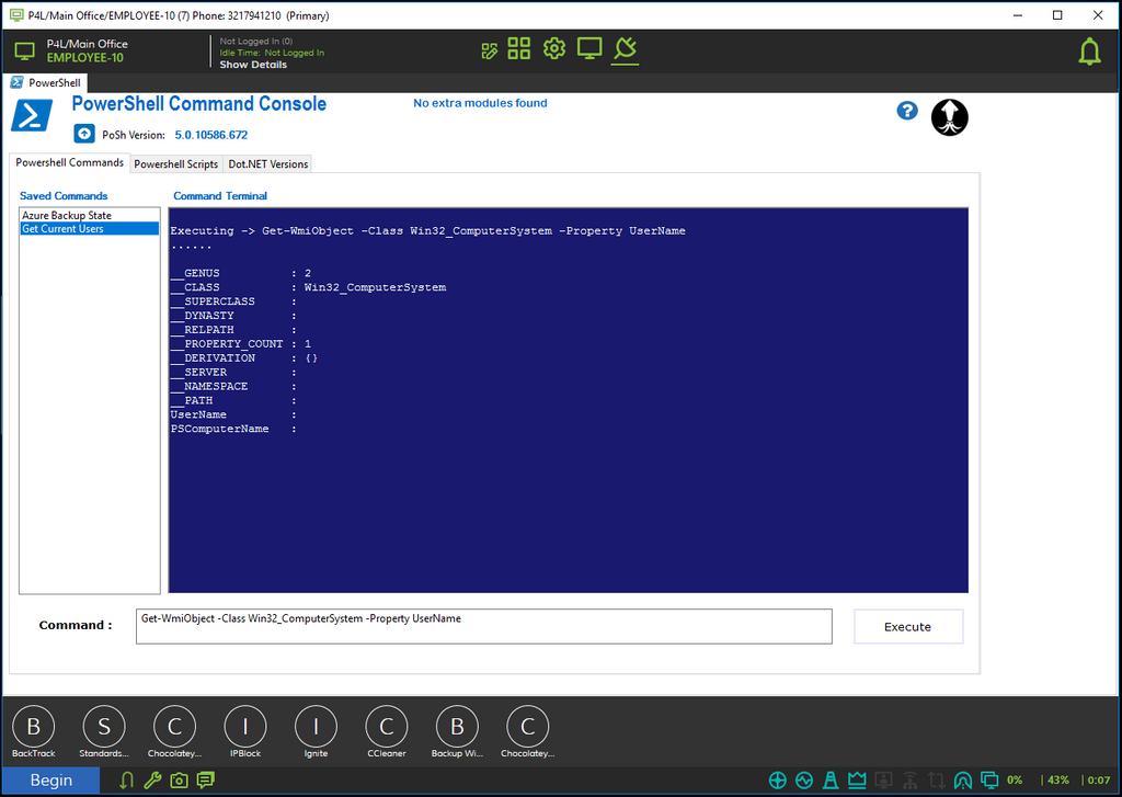 PowerShell Computer Console Commands