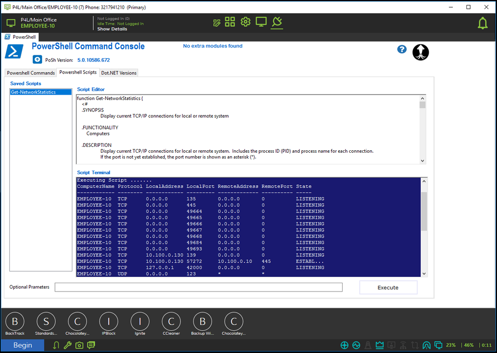 PowerShell Computer Console Scripts