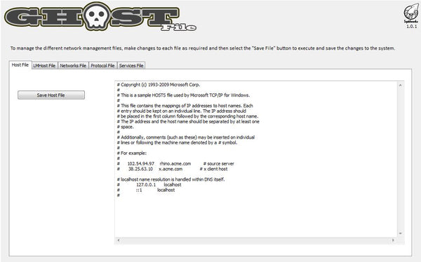 Ghost File Computer Host file