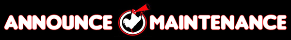 Announce Maintenance Logo