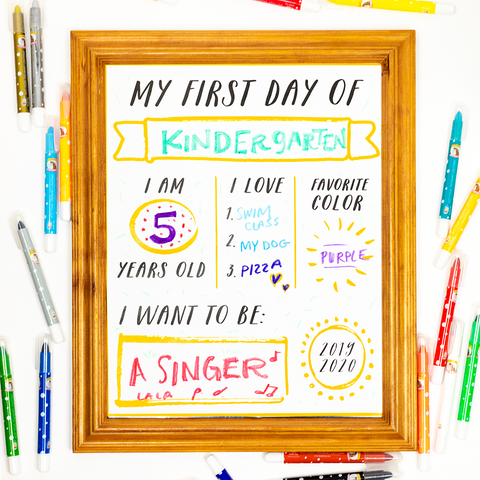 Back to school printable