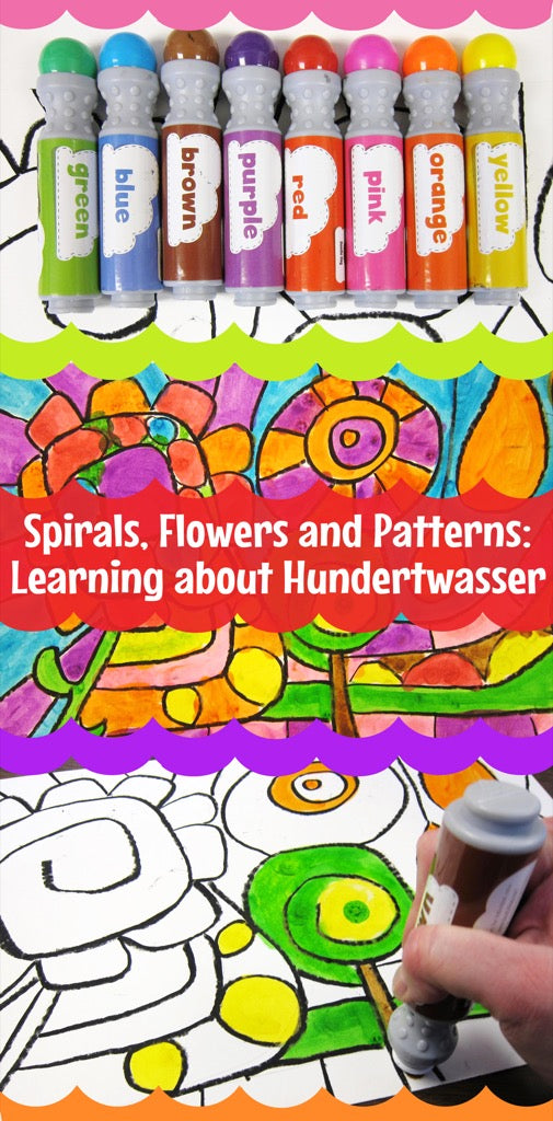 Hundertwasser Dab and Dot Marker Project