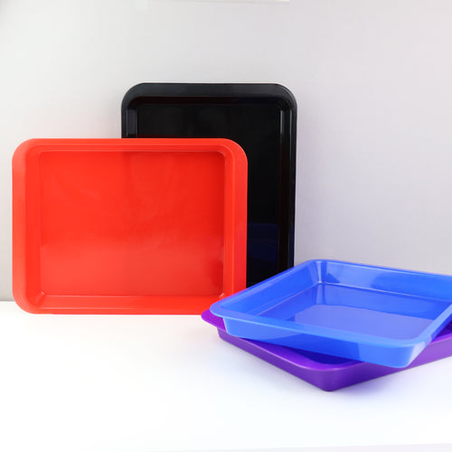 Plastic Art Trays, Stackable Activity Tray Crafts Organizer Tray Serving  Tray Jewelry Tray 