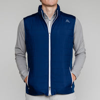 Fulton Performance Vest | Solid - Admiral Navy/White -  USA