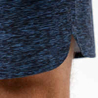 Grit Gym Short | The Haste Heather - Vintage Blue/Anchor Navy