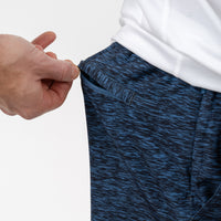 Grit Gym Short | The Haste Heather - Vintage Blue/Anchor Navy