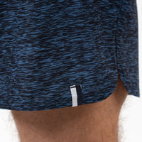 Grit Gym Short | The Haste Heather - Vintage Blue/Anchor Navy