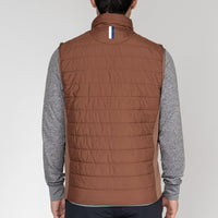 Fulton Performance Vest | Solid - Saddle Brown