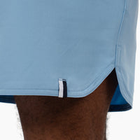 Grit Gym Short | Solid - Stone Blue