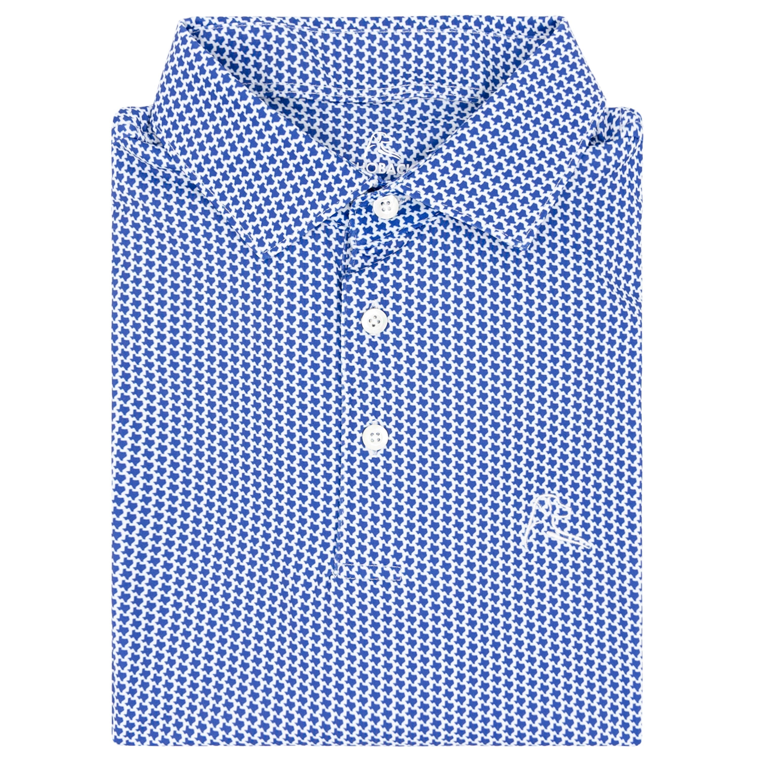 The Don’t Mess | Performance Polo | The Don’t Mess - Ocean Blue/White