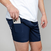 Grit Gym Short | Solid - Fleet Navy