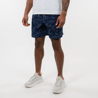 Grit Gym Short | The Barracks Camo - Fleet Navy