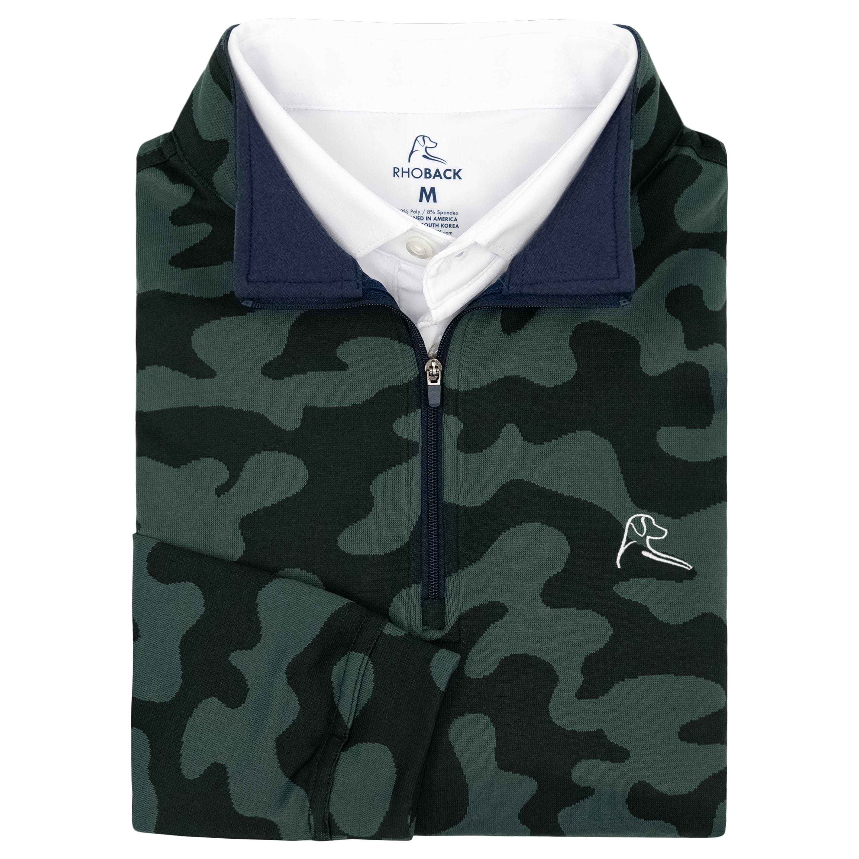 Men's Camo Jacquard Q-Zips