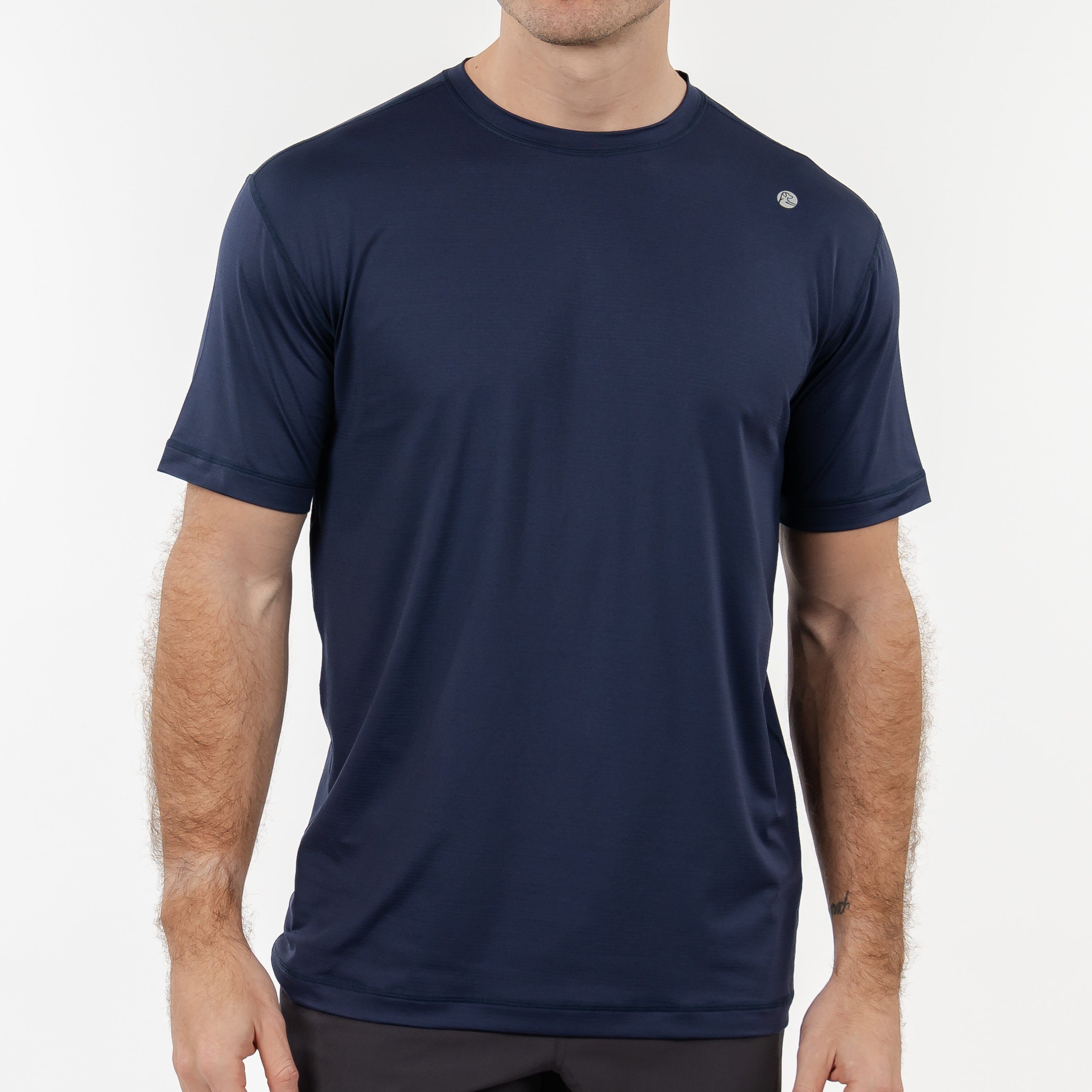 Blitz Tech Tee | Solid - Fleet Navy