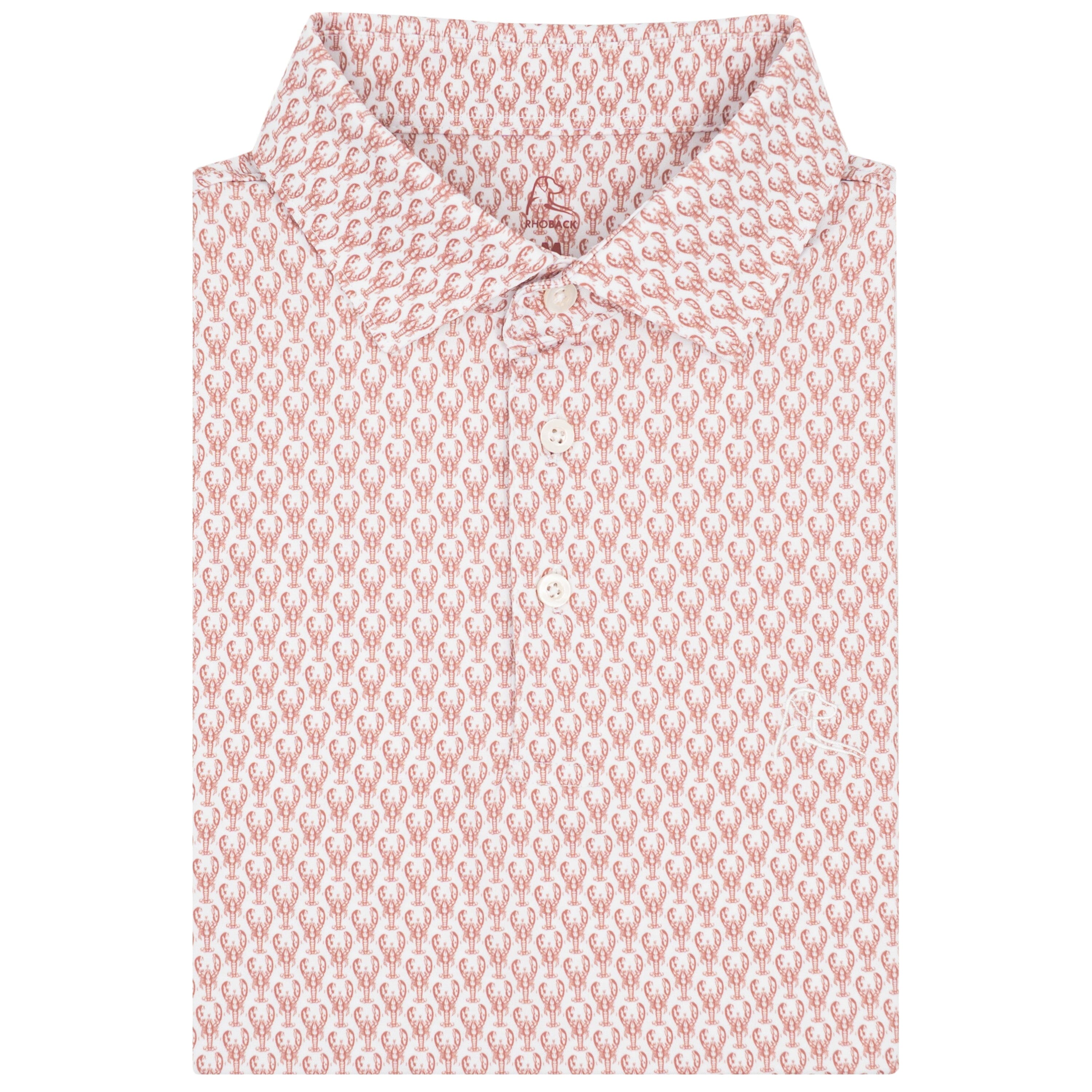 The Hard Shell | Performance Polo | The Hard Shell - White/Rouge Red