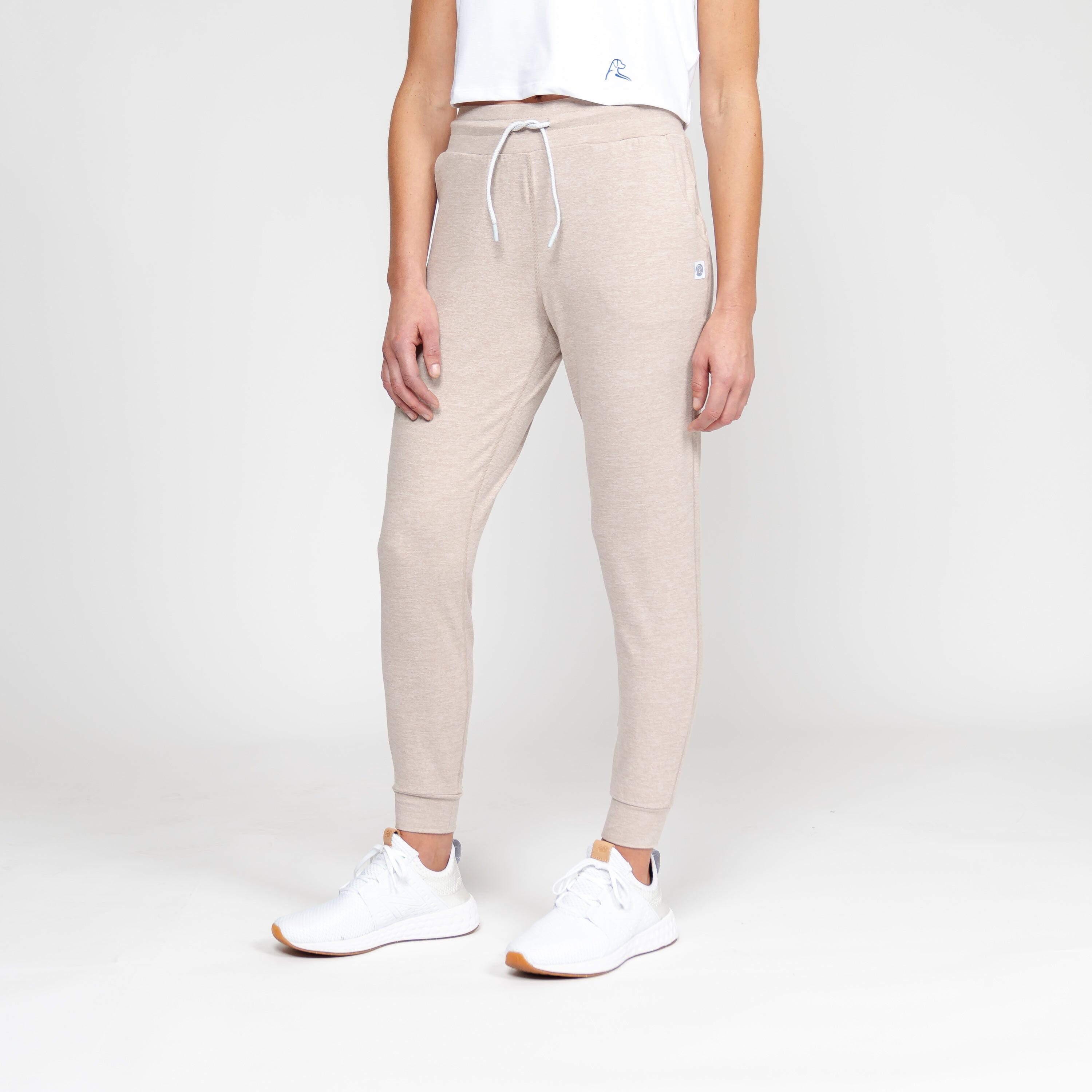 Tempo Performance Jogger | Heather - Hazelnut/Lunar Grey | Rhoback