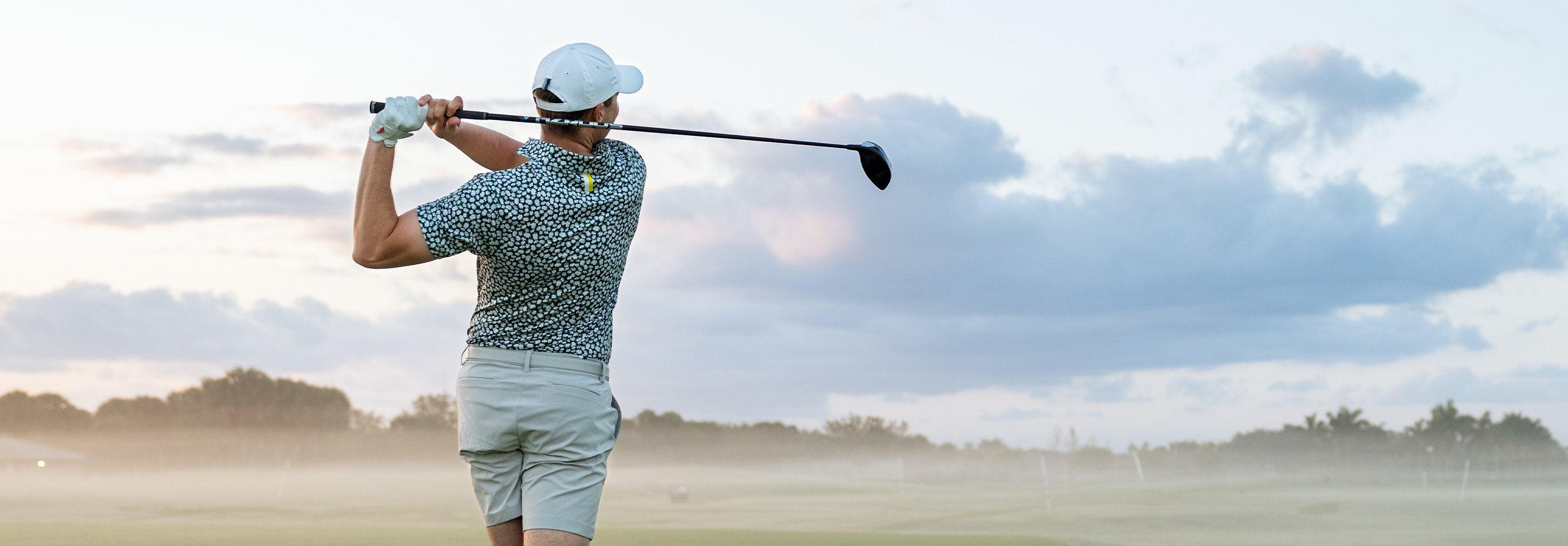 Golfer wearing the Azalea.