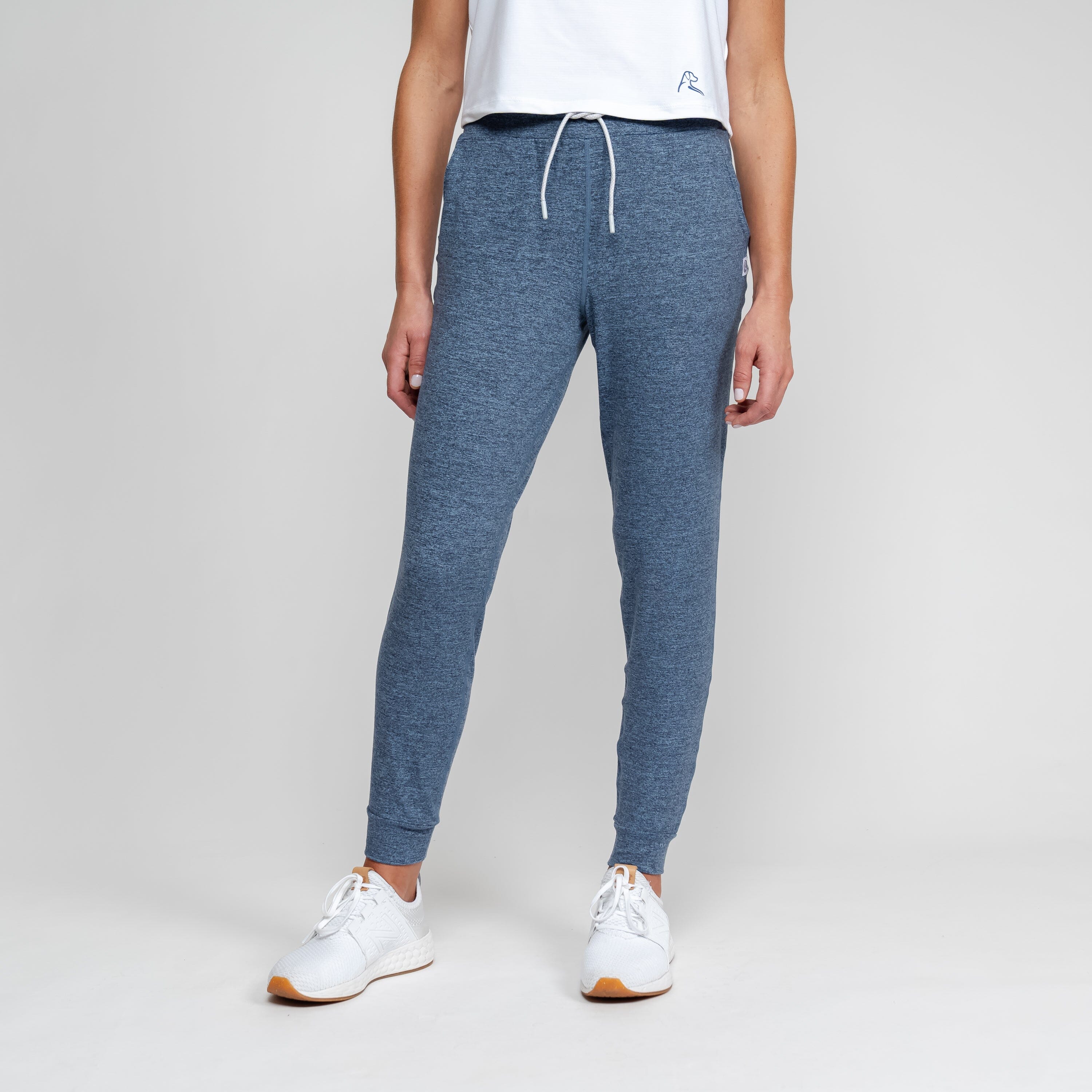 Tempo Performance Jogger | Heather - Zone Blue/Fleet Navy