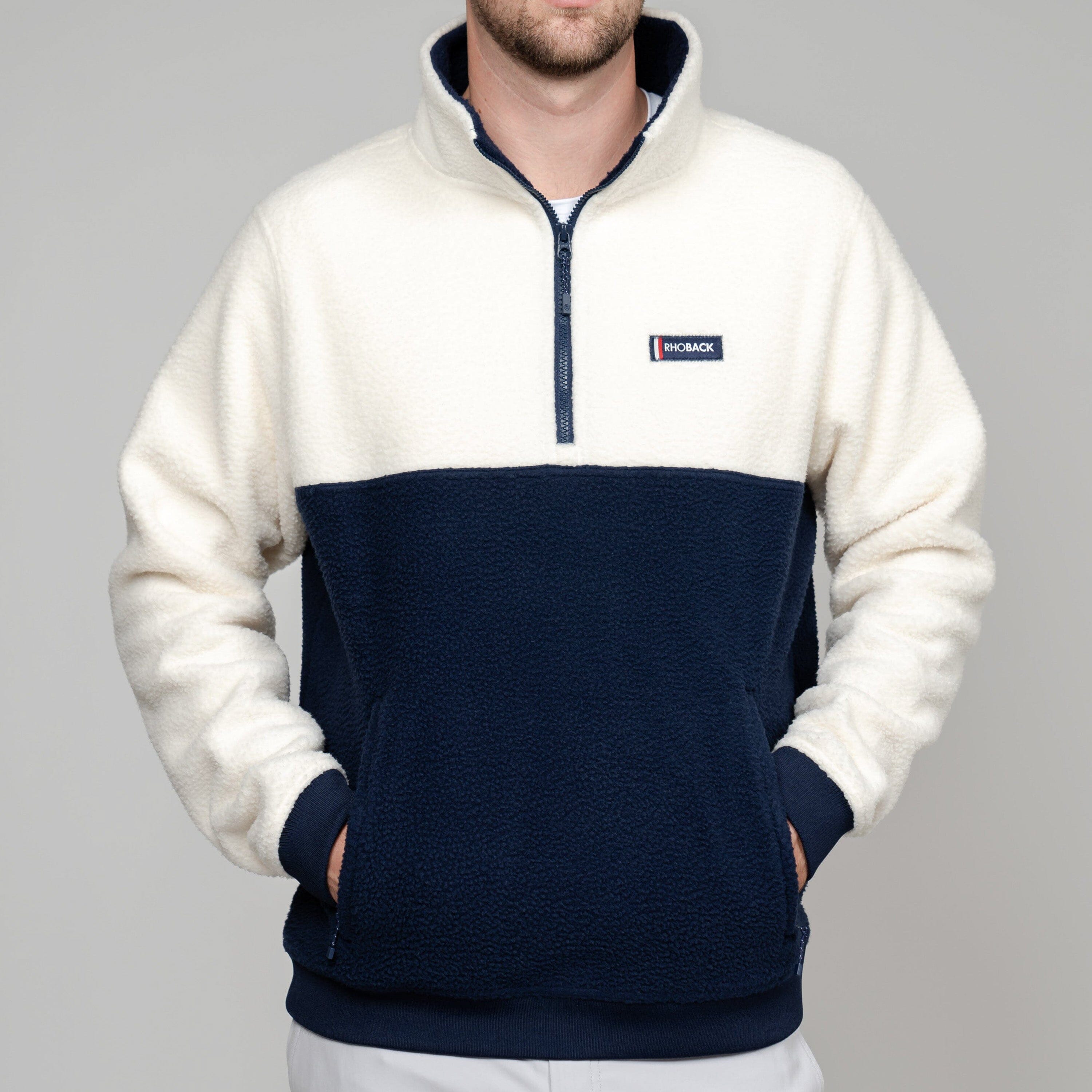 Summit Fleece Pullover, Solid - Ivory