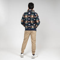 Summit Fleece Pullover | Jackson - Fleet Navy/Saddle Brown