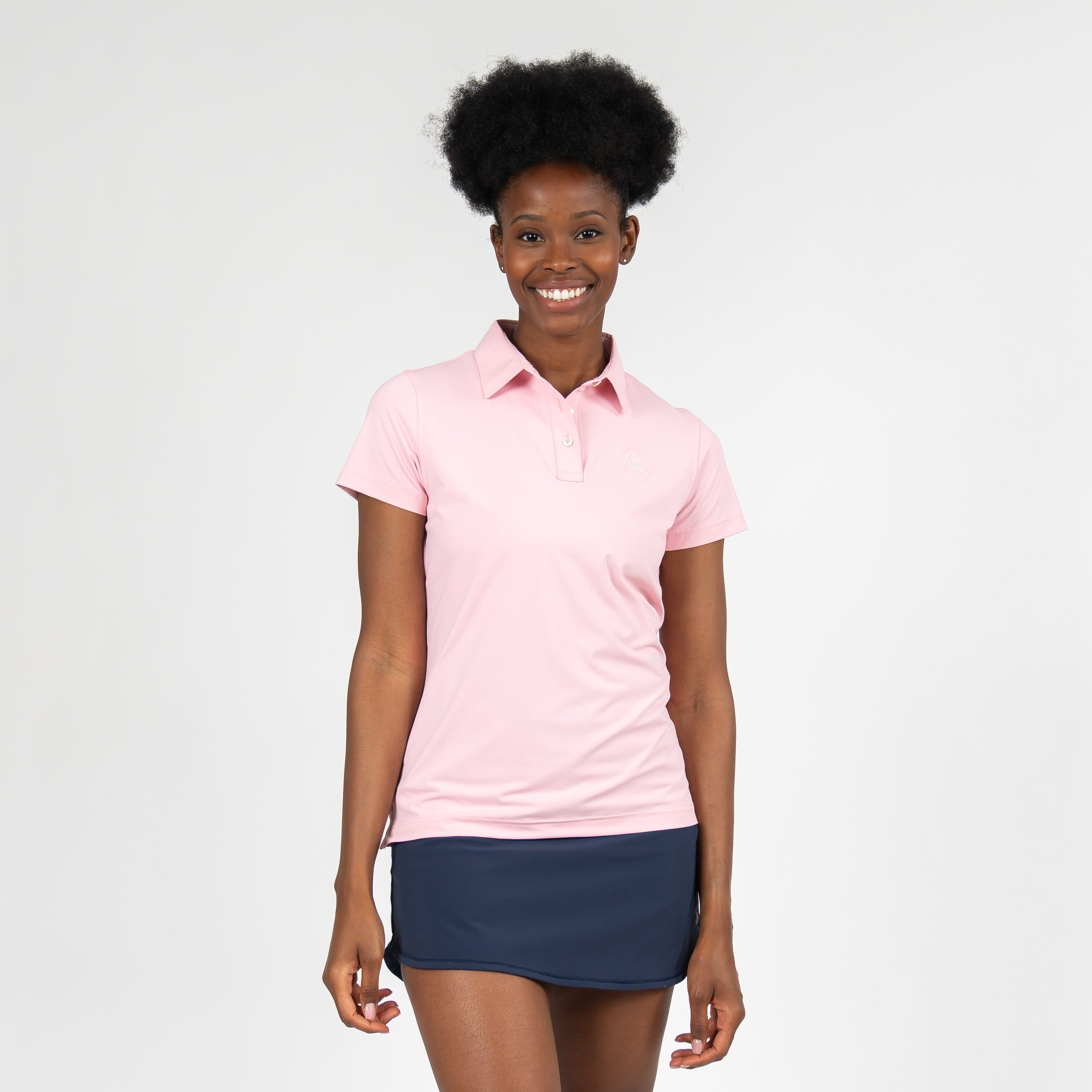 The Solid Performance Polo | Solid - Flamingo Pink