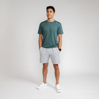 Blitz Tech Tee | Heather - Ponderosa Green/Willow Green