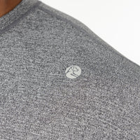 Blitz Tech Tee | Heather - Middie Grey/White