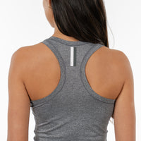 HIIT Tech Tank | Heather - Middie Grey/White