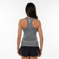 HIIT Tech Tank | Heather - Middie Grey/White